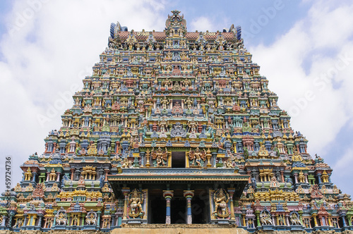 Turm Minakshi-Tempel in Madurai, Indien