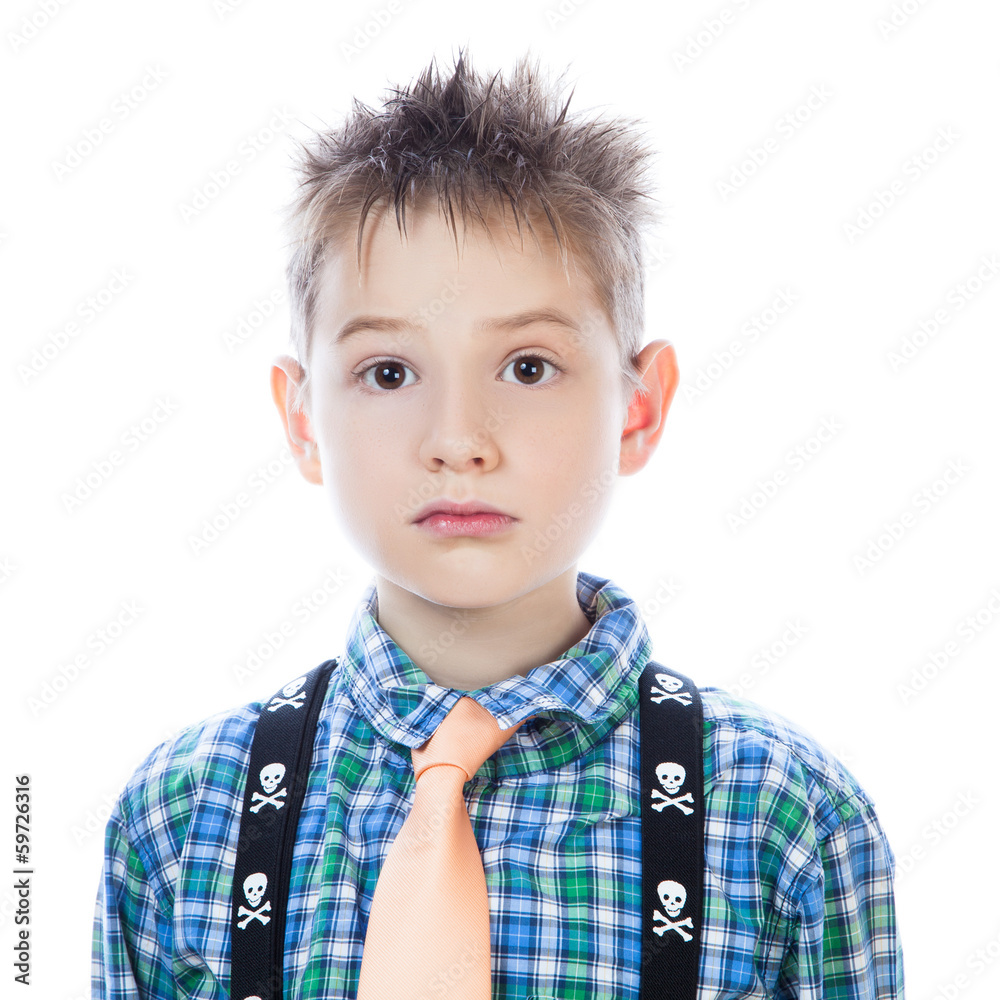 Photo of adorable young happy boy Photo of adorable young happy boy
