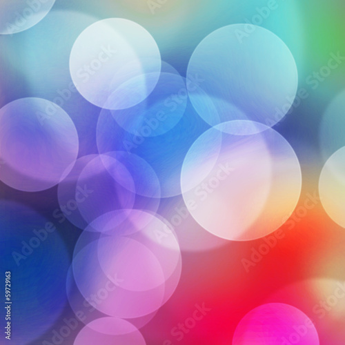 a texture, abstract background is colorful bokeh light from sun