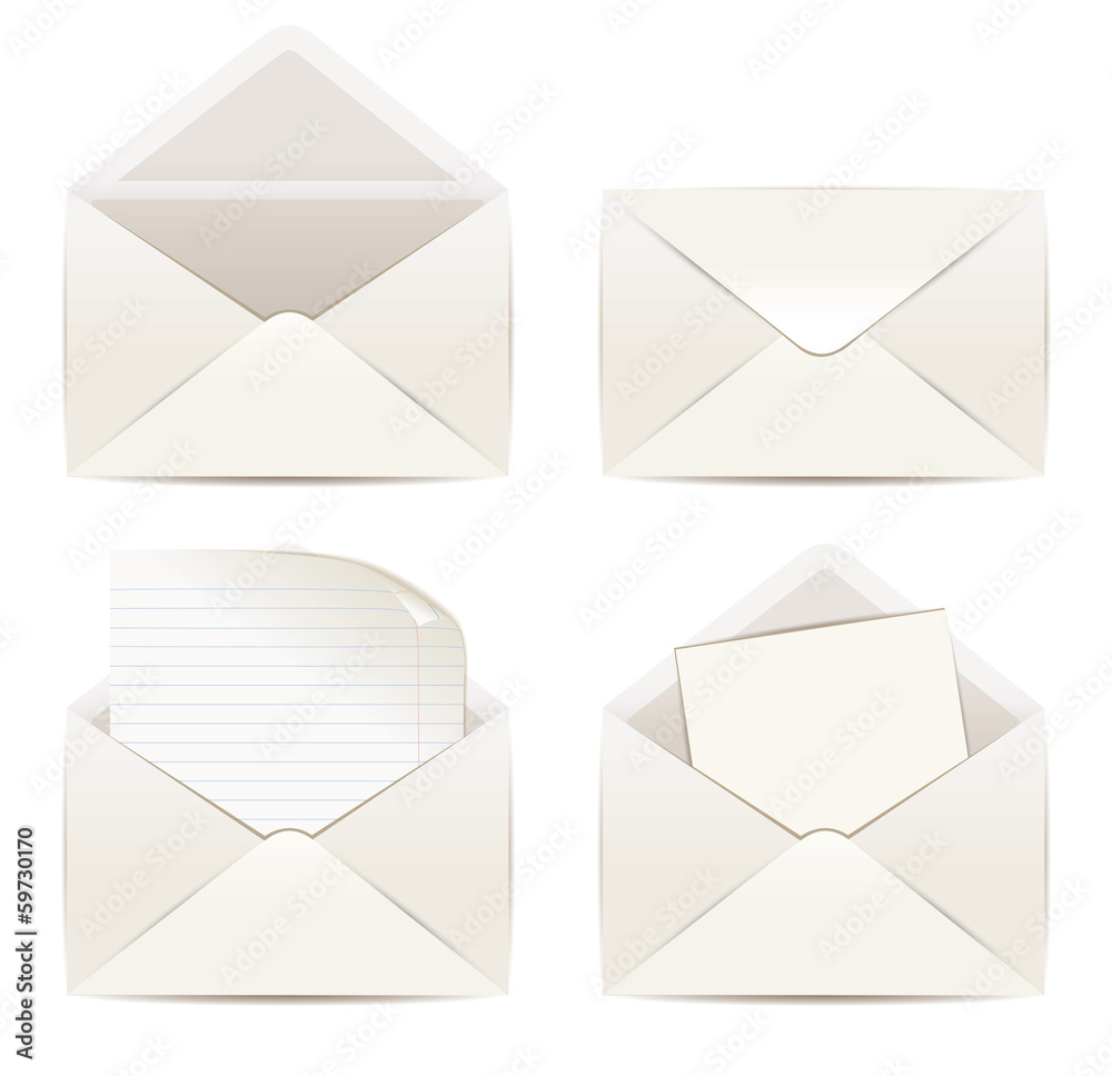 White envelope White envelope