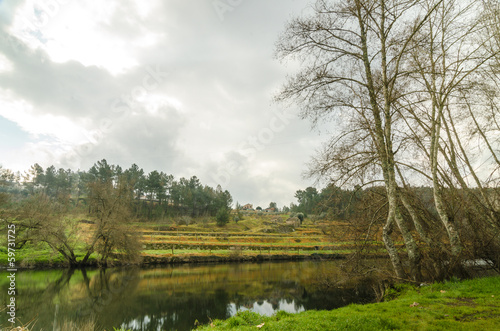 River in early autumn