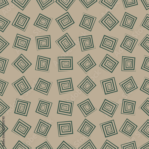 seamless pattern with geometric elements in retro style