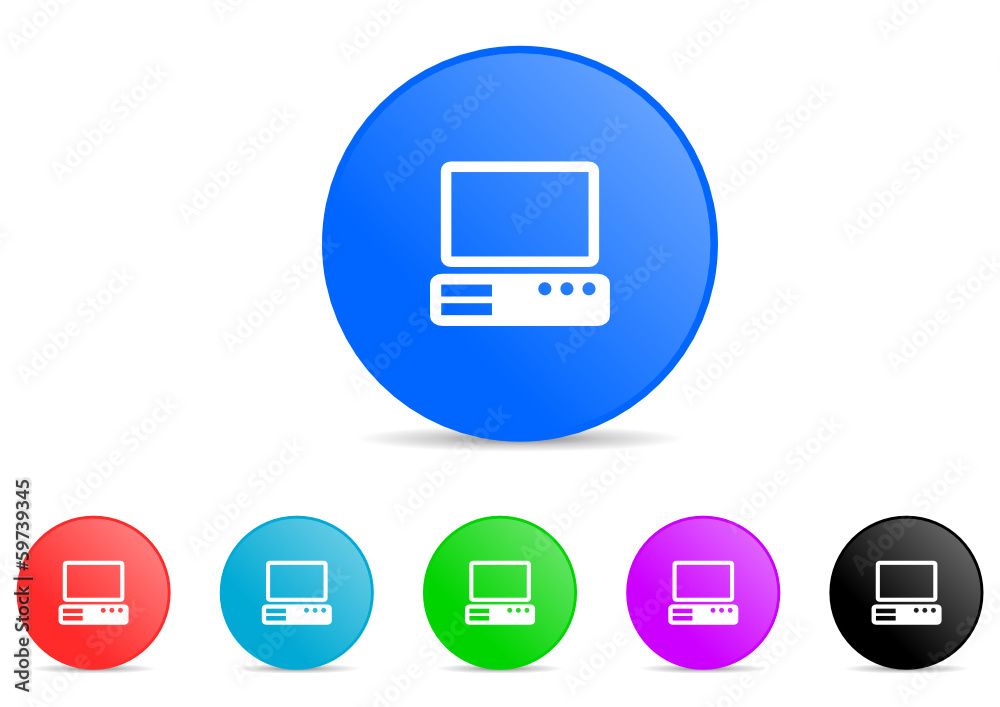computer icon vector set