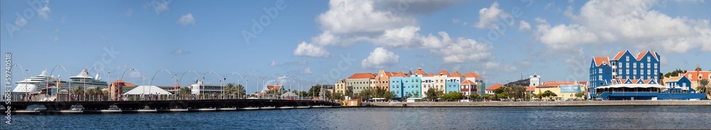 Otrobanada and Punda the capital city of Curacao