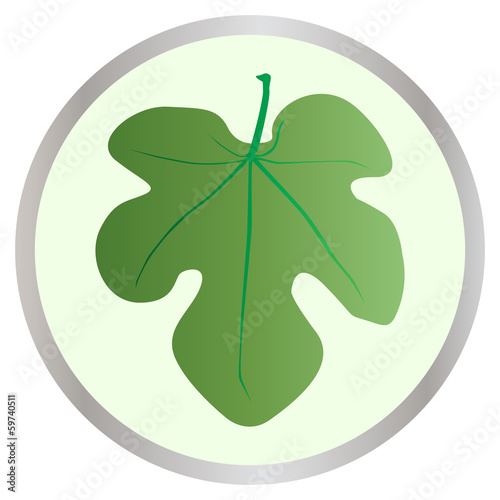 Fig Leaf Button