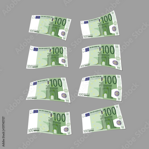 Euro. Vector format
