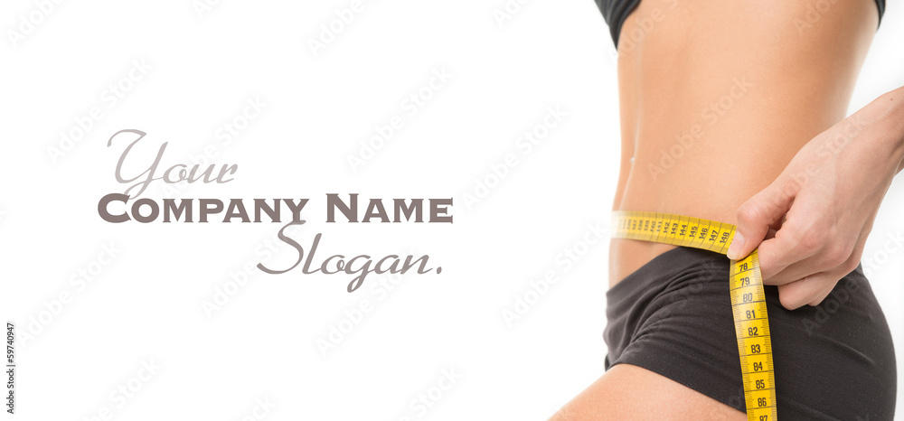 Naklejka premium Weight loss