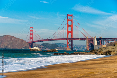 Golden Gate  San Francisco  California  USA.