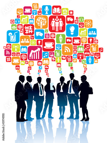 People talking