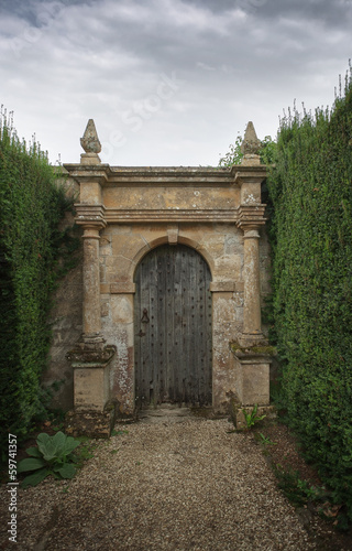 wooden door