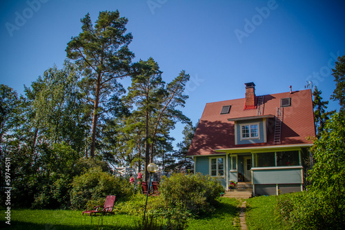 Scandinavian summer cabin