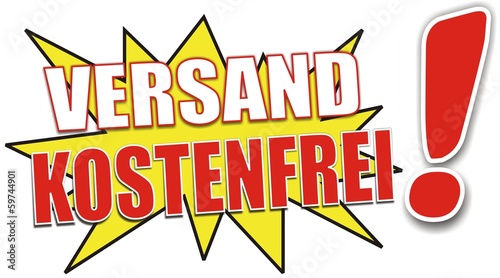 étiquette versand kostenfrei