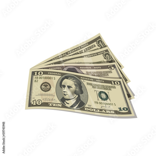 Money. Vector format.