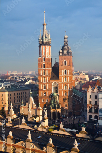 St. Mary's church in Krakow