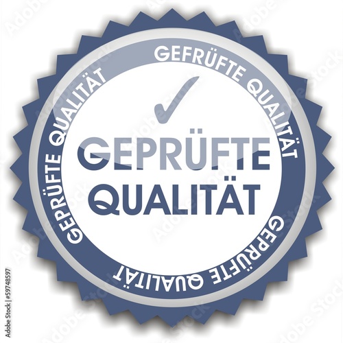 bouton geprüfte qualität