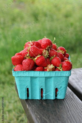 Box of strawberries