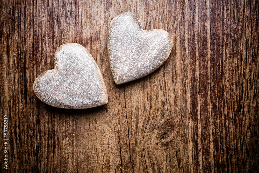 Fototapeta premium Vintage heart.