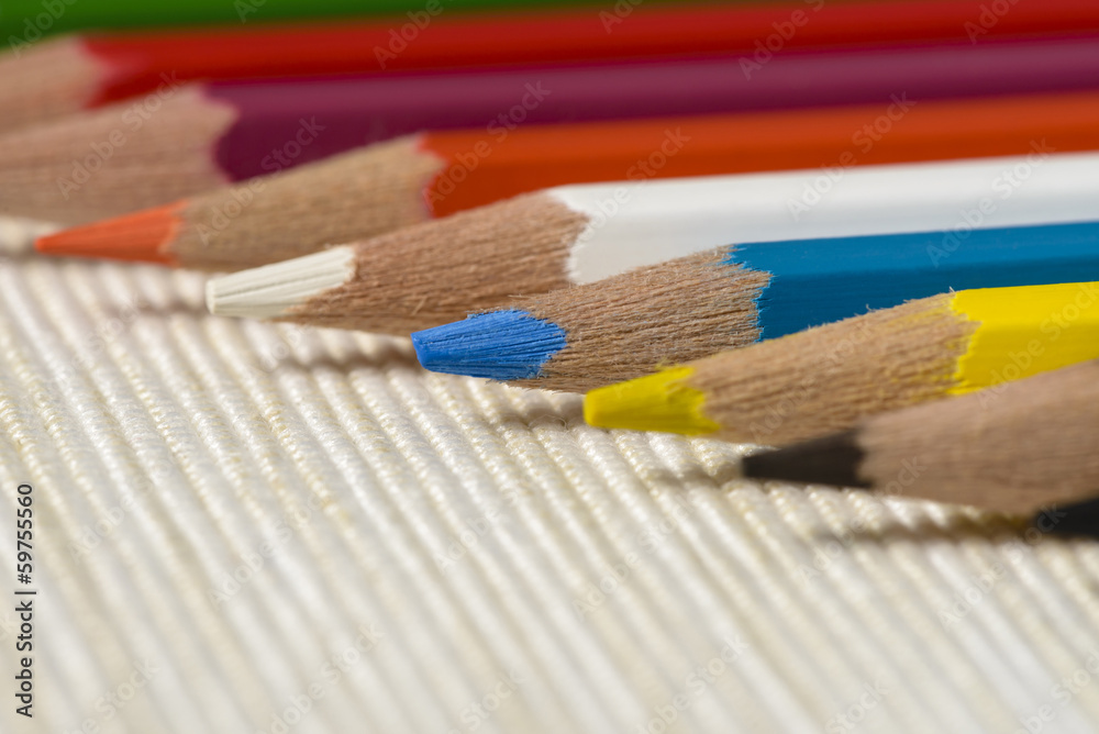 Various colored pencils together Various colored pencils together
