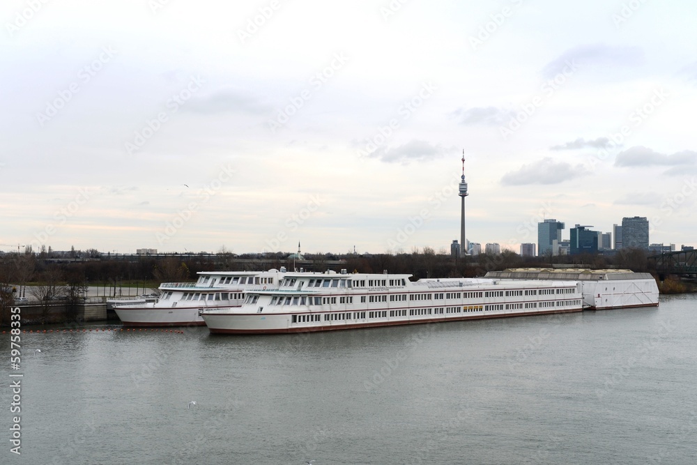 Danube river, Vienna