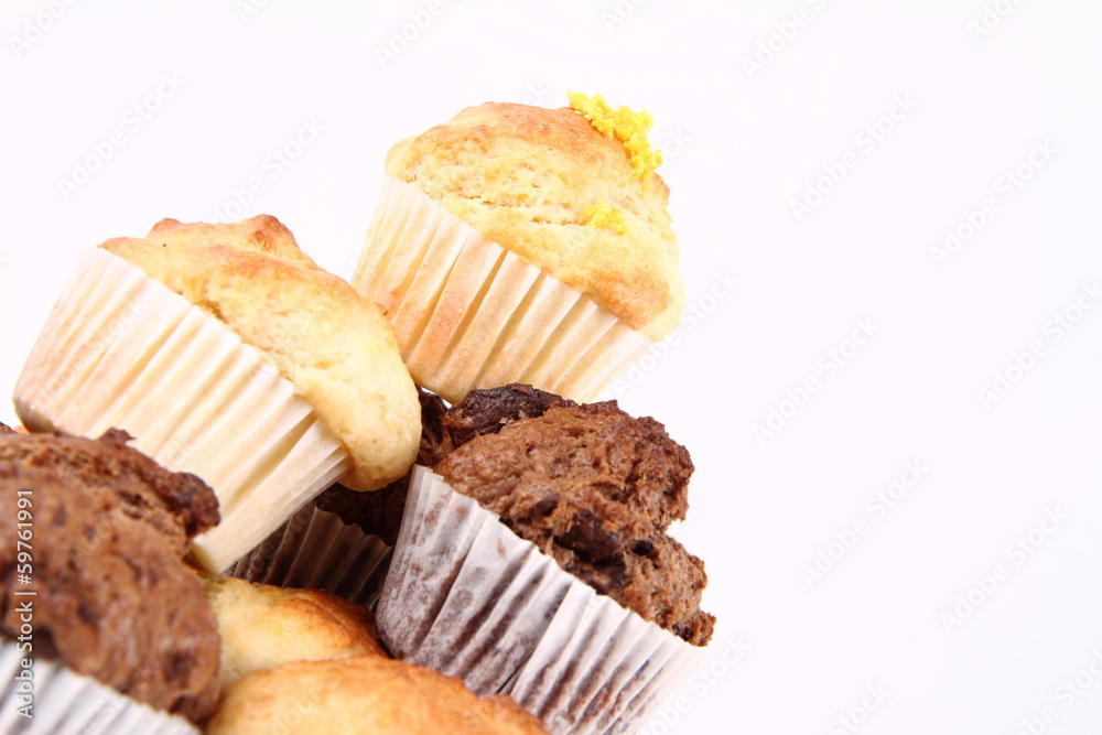 Lemon and chocolate muffins Lemon and chocolate muffins