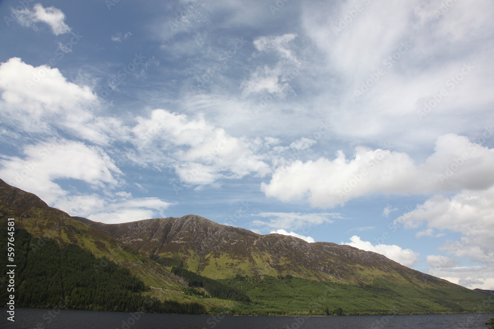 North part of Scotland end of Loch Shiel, UK North part of Scotland end of Loch Shiel, UK
