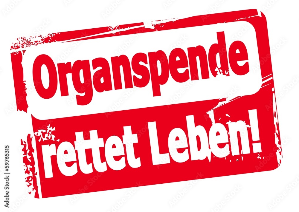 Organspende rettet leben Stock Vector Adobe Stock