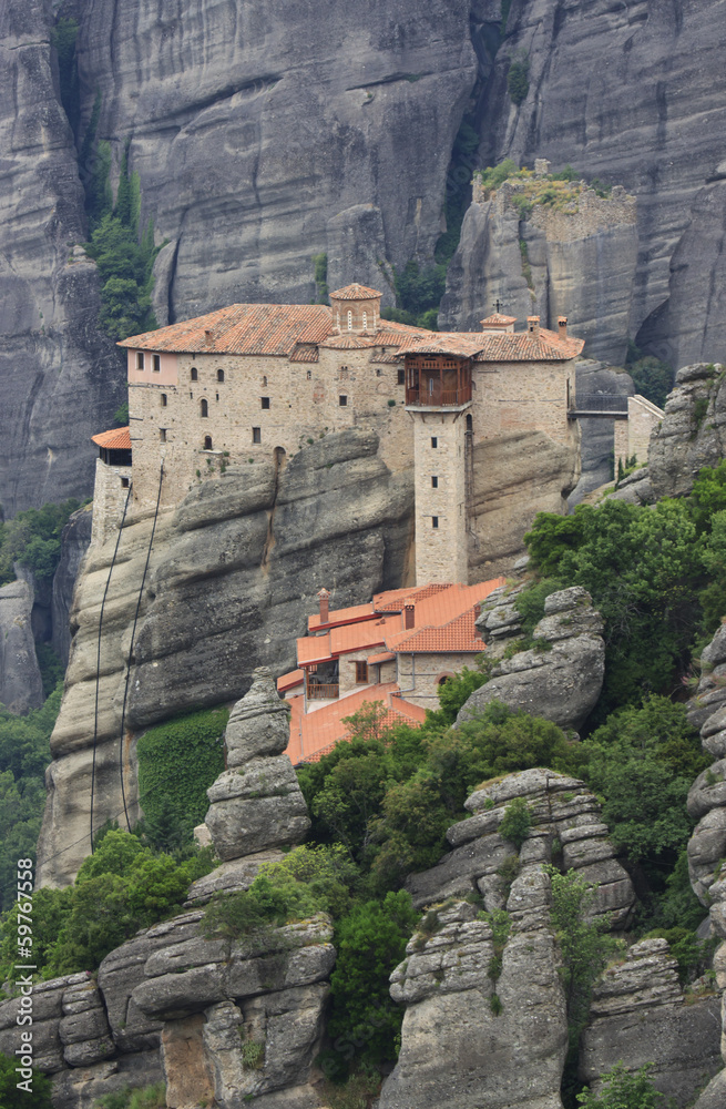 Meteora monastery in greece