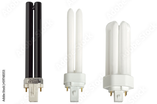 Compact fluorescent lamps.
