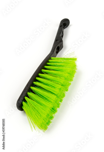 green new cleaning brush