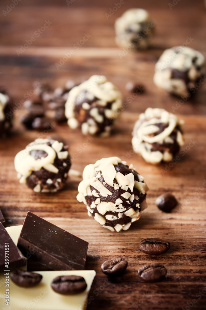 Fototapeta premium Coffee Pralines