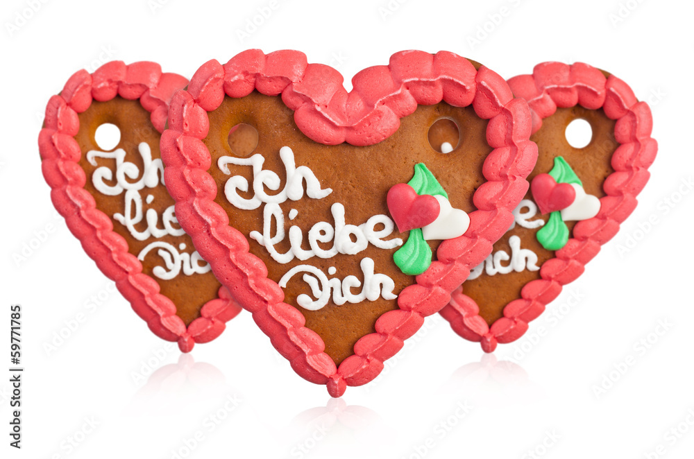 Lebkuchenherzen gingerbread Heart cookie Lebkuchenherzen gingerbread Heart cookie