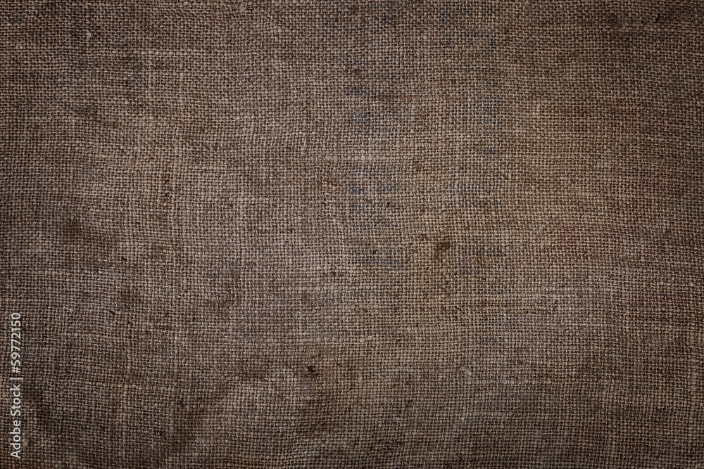 Fototapeta premium Material burlap texture abstraction. Close-up.