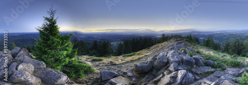Fototapeta Naklejka Na Ścianę i Meble -  HDR Panorama of Mount Pisgah