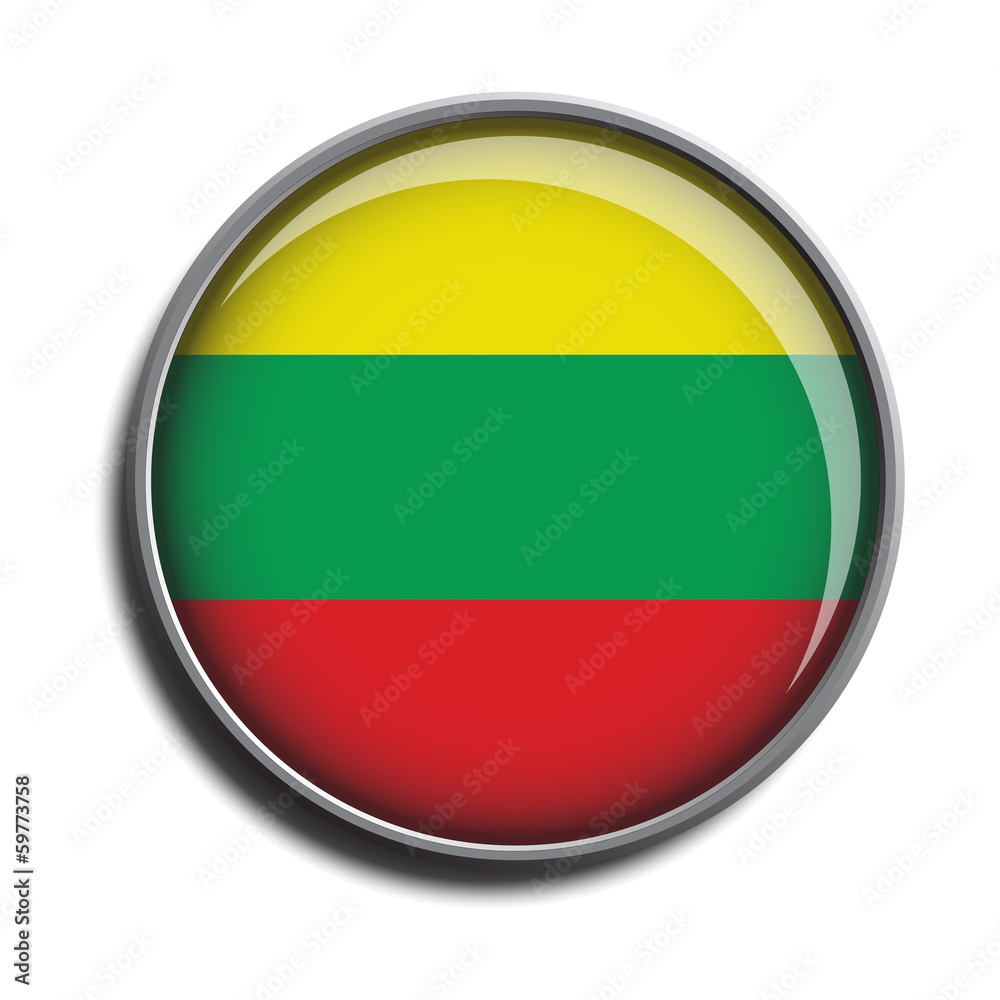 flag icon web button lithuania flag icon web button lithuania
