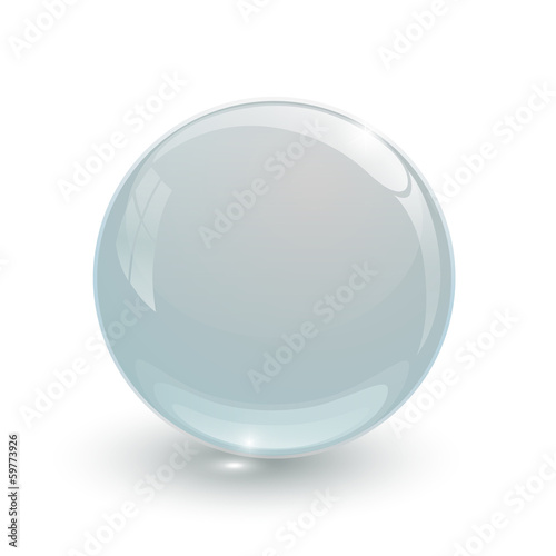 Crystal glassy ball