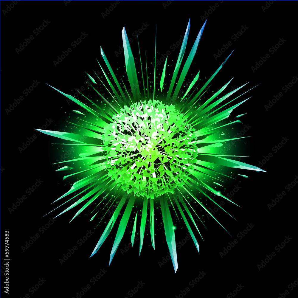 Fototapeta premium Bursting star.