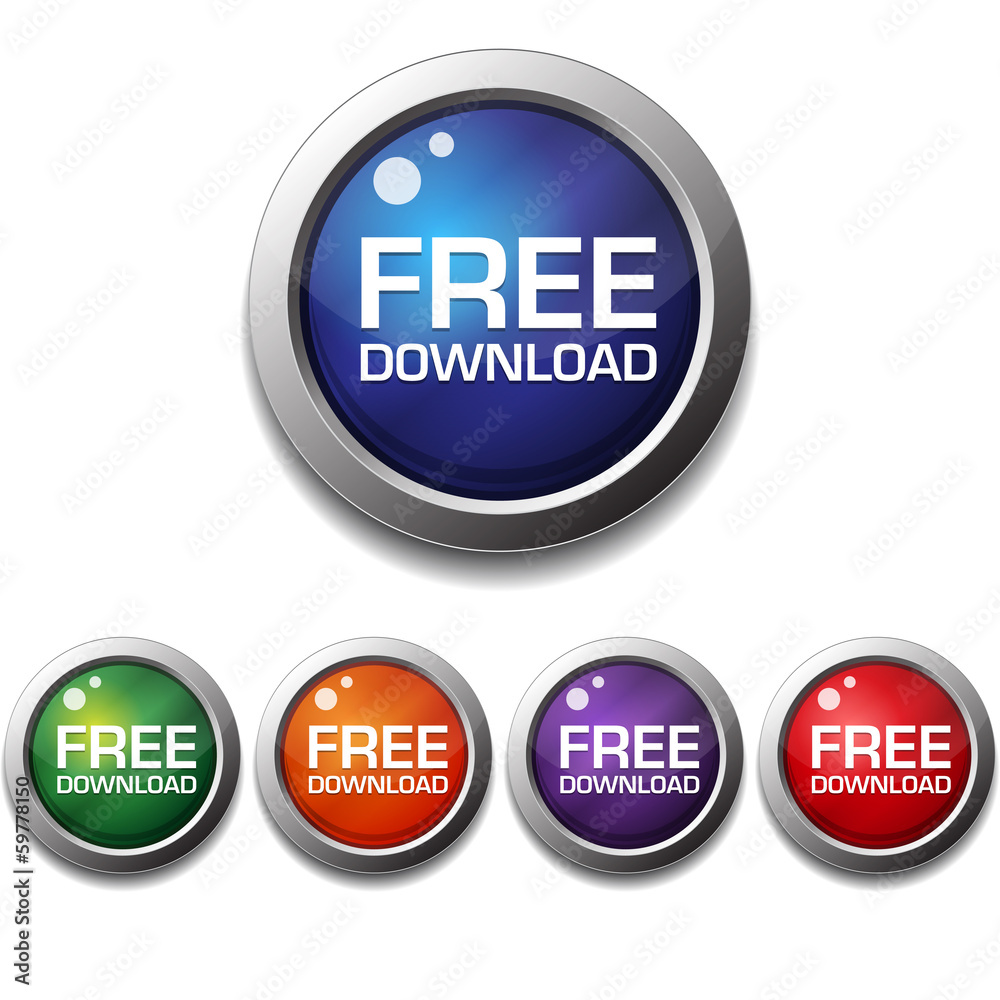 Free Download Vector Button Icon Free Download Vector Button Icon