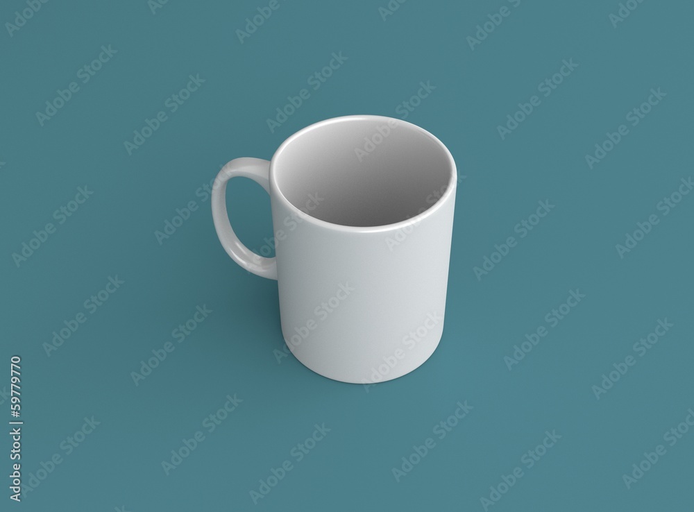 Tasse Werbemittel Hintergrund blau Tasse Werbemittel Hintergrund blau