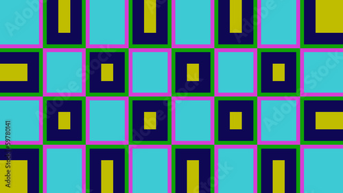 Colored abstract pattern of elements retro background