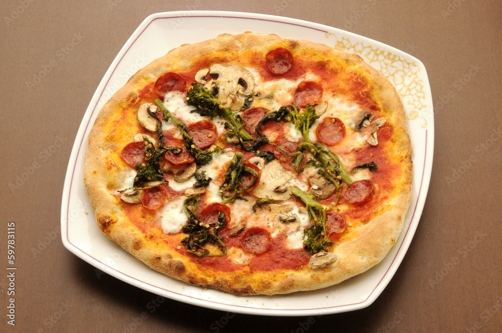 Pizza alle cime di rapa Pizza alle cime di rapa