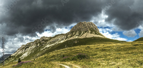 Storm clouds over the Mount Castellazzo photo