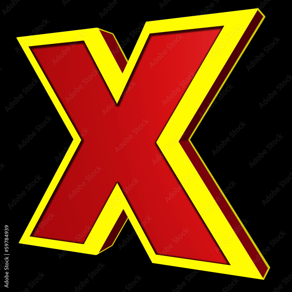 X symbol for a kiss X symbol for a kiss