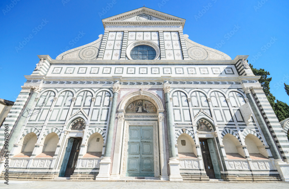 Santa Maria Novella church in Florence, Italy.