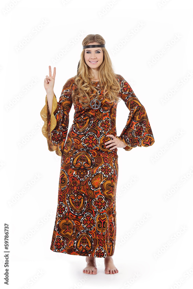 femme mode hippie Stock Photo | Adobe Stock