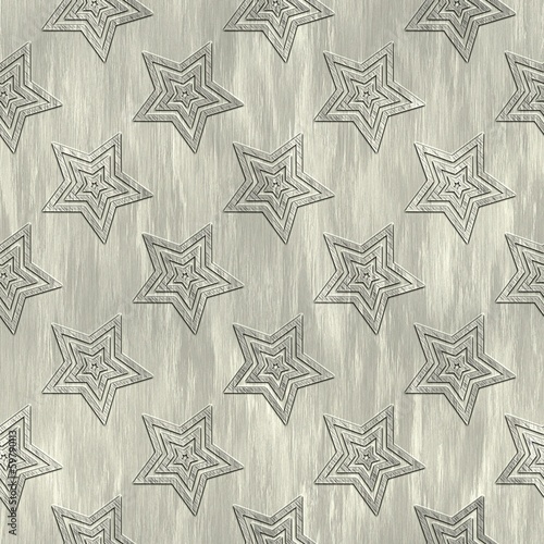 Stars. Metal pattern. Seamless texture.