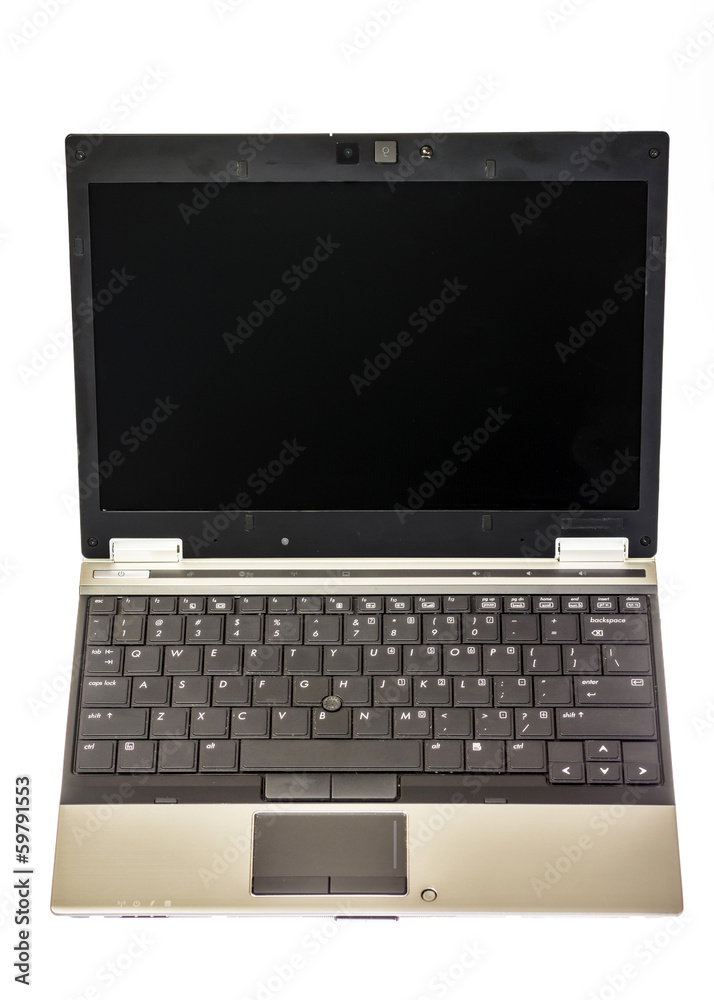 Laptop computer on a white background Laptop computer on a white background