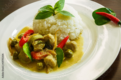 Curry vert thaïlandais