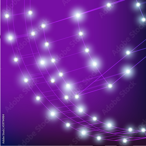 Abstract technology lined template background