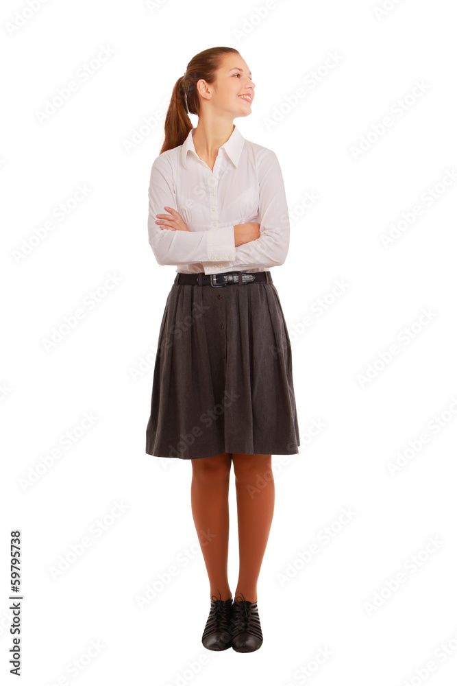 Portrait of a confident young woman standing Portrait of a confident young woman standing