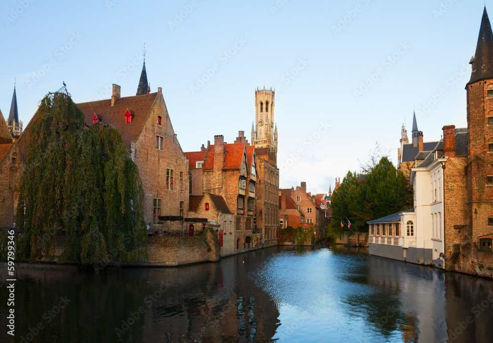 view of old town, Bruges